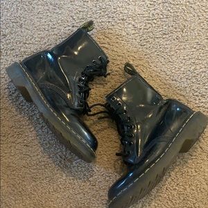 Dr Marten 1460 Patent Combat Boot